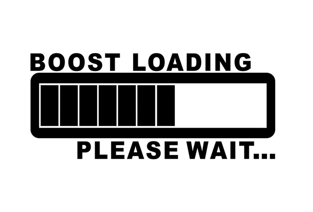 Boost Loading Please Wait Oto Sticker