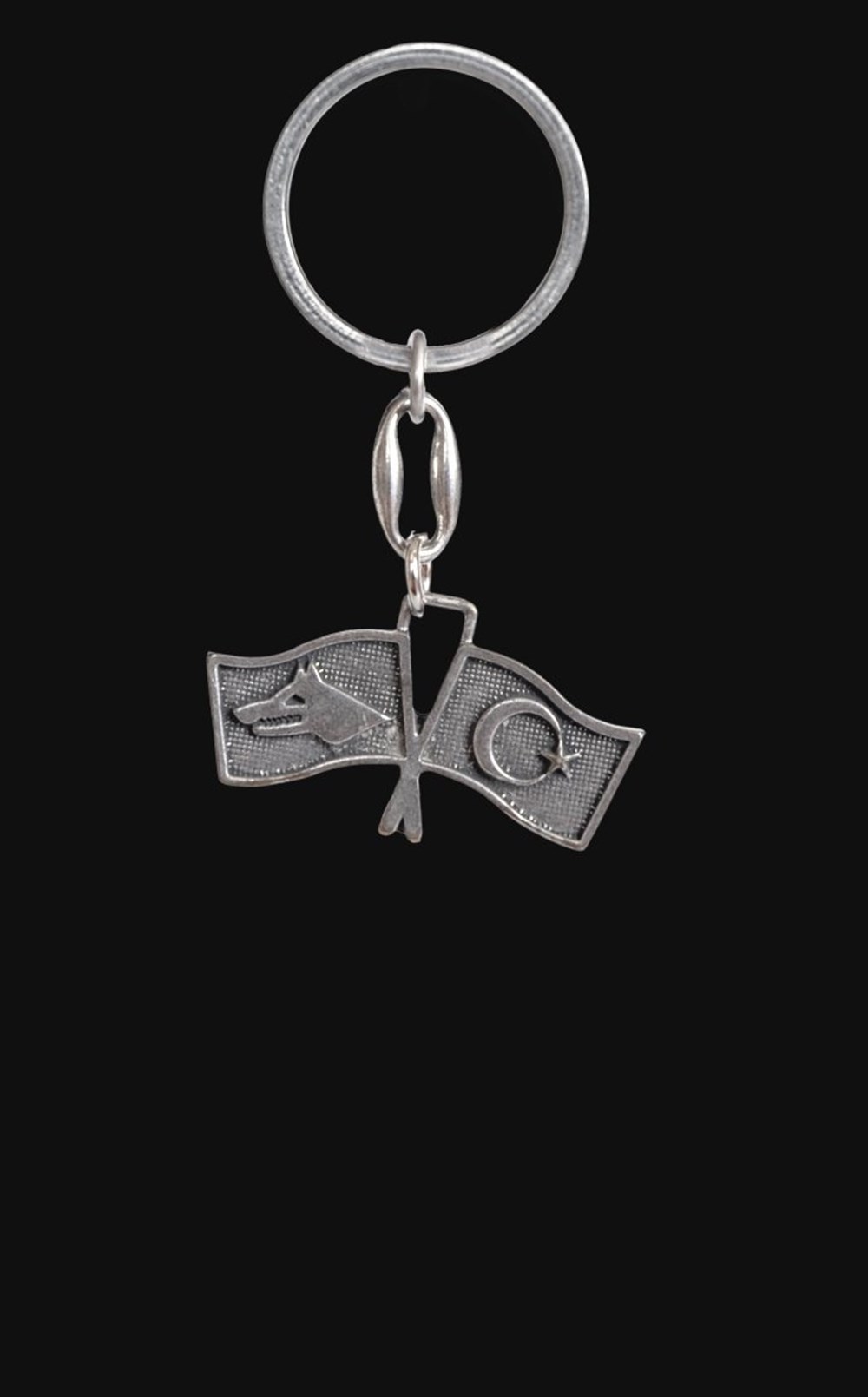 Bozkurt ve Türk Bayrak Anahtarlık