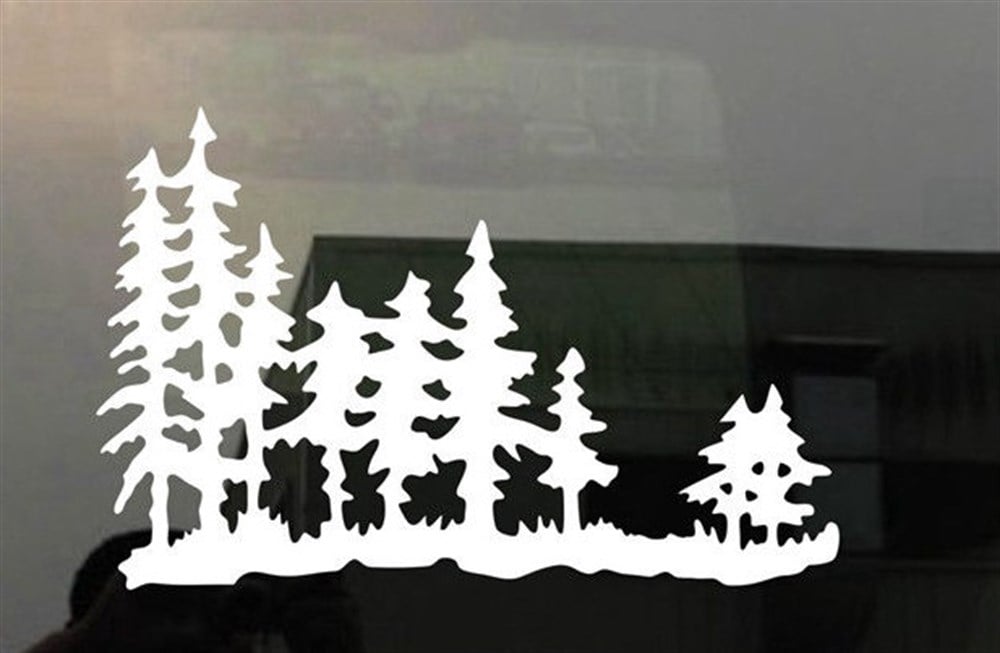 Çam Ağaçları Sticker