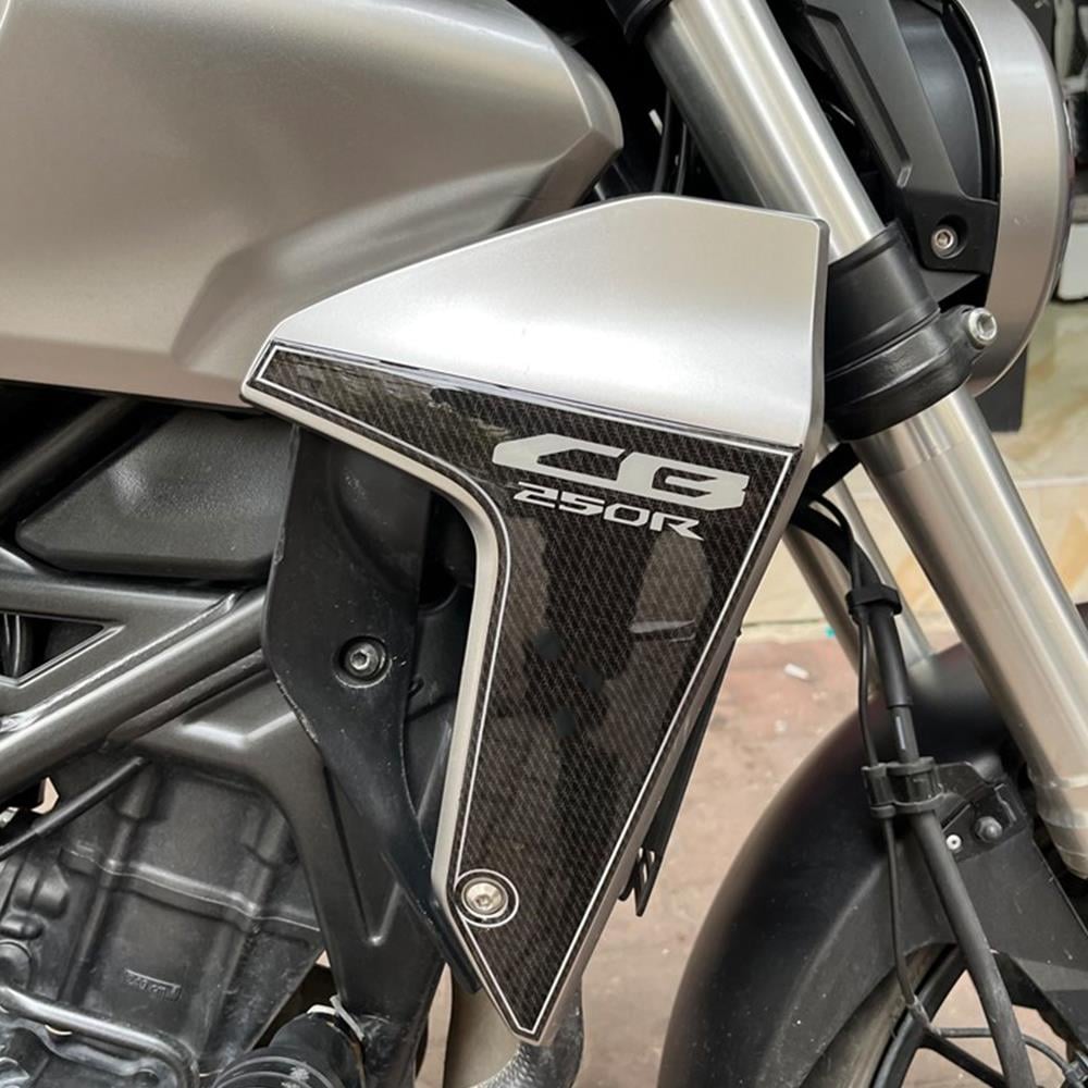 Cb 250 R Full Sticker Pad Set Motorsiklet Koruma Siyah-Gümüş