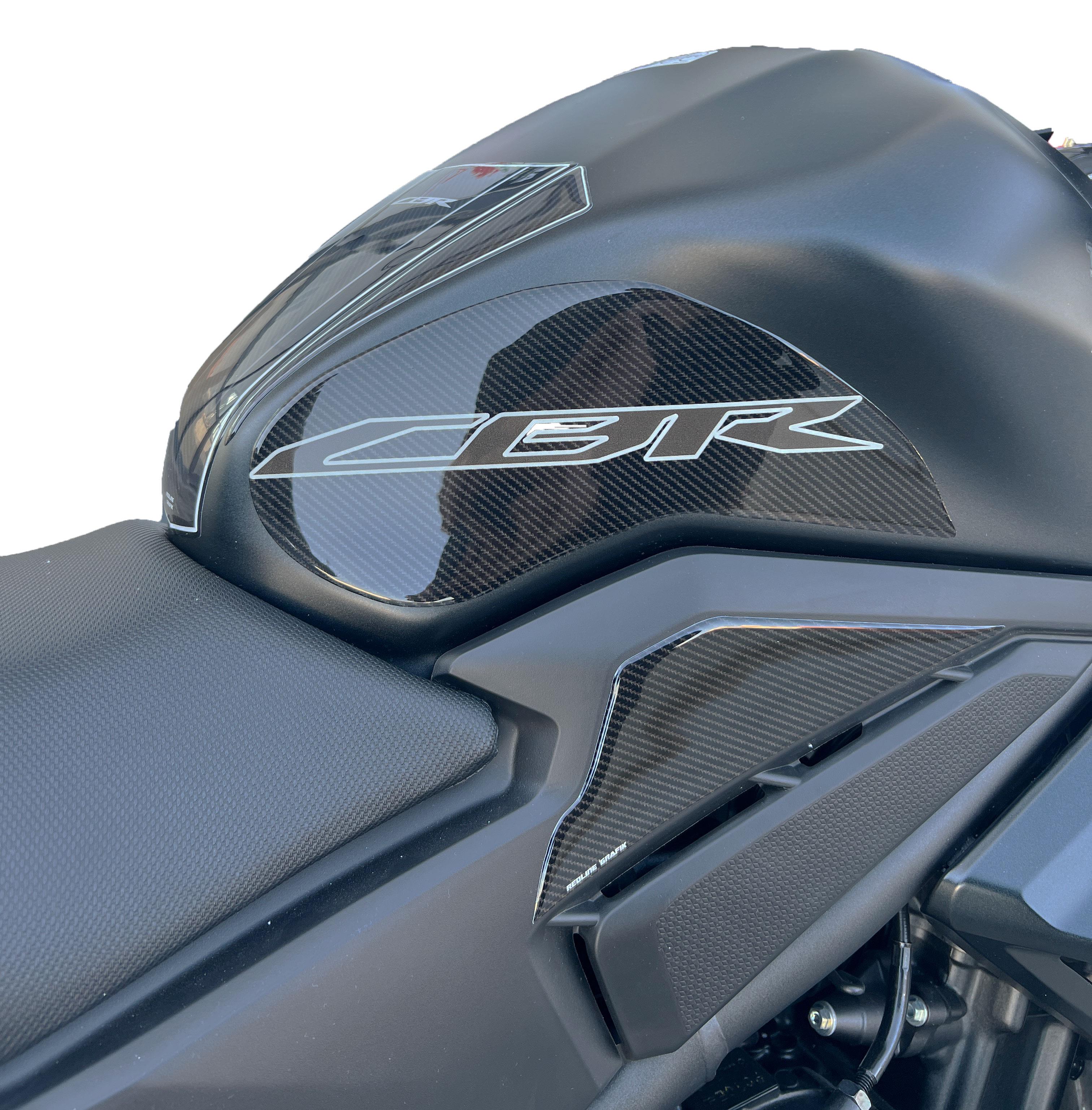 CBR 500R 2025 Model 24 Parça Karbon Full Koruyucu Sticker Set 3D Redlinegrafik