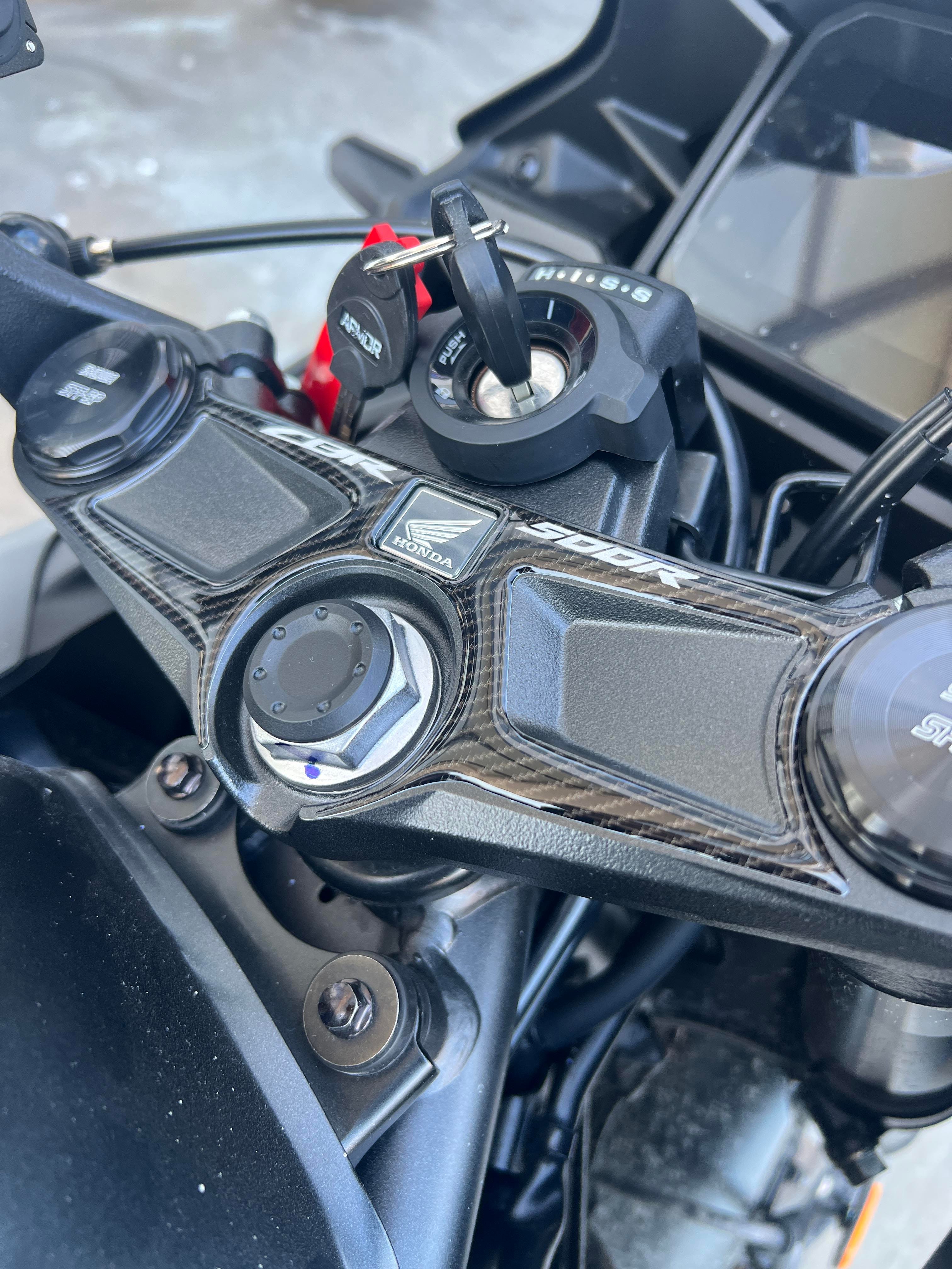 CBR 500R 2025 Model 24 Parça Karbon Full Koruyucu Sticker Set 3D Redlinegrafik