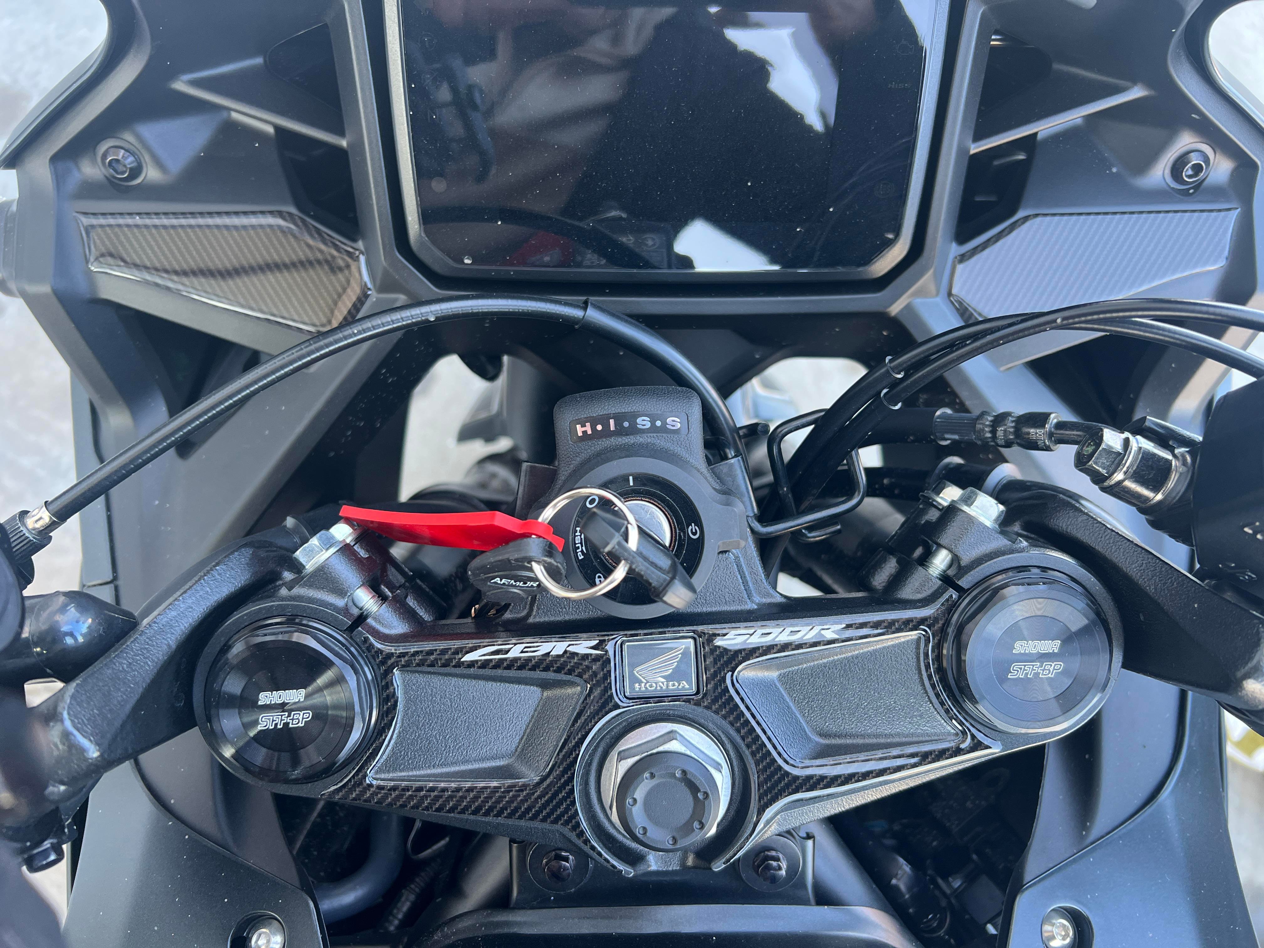 CBR 500R 2025 Model 24 Parça Karbon Full Koruyucu Sticker Set 3D Redlinegrafik