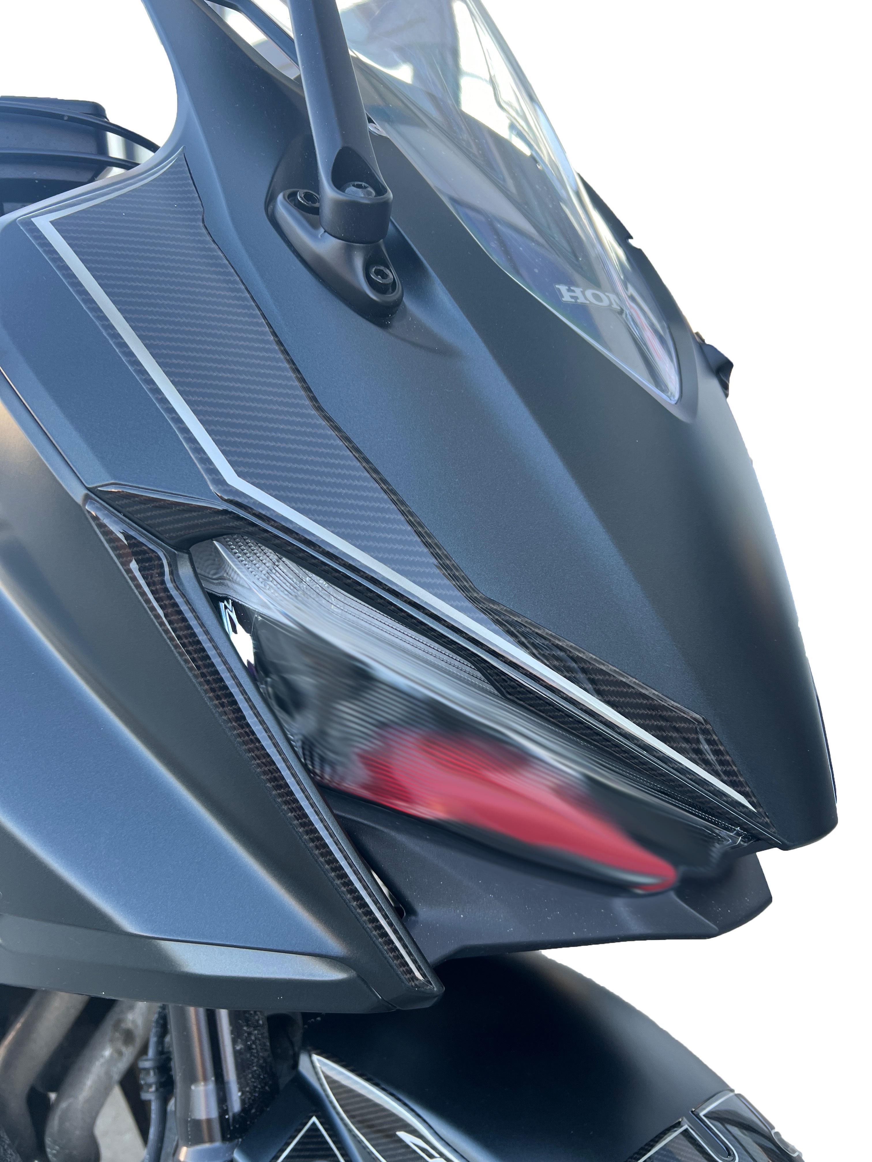 CBR 500R 2025 Model Far Üstü Kafa Grenaj Sticker Set Karbon 5 Parça Redlinegrafik