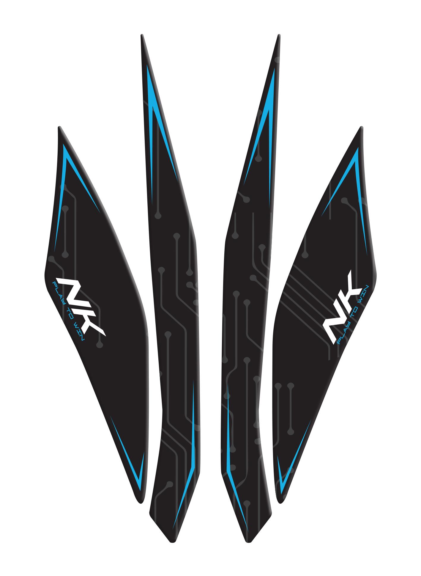 cf moto 2023 250 nk mavi kafa grenaj pad