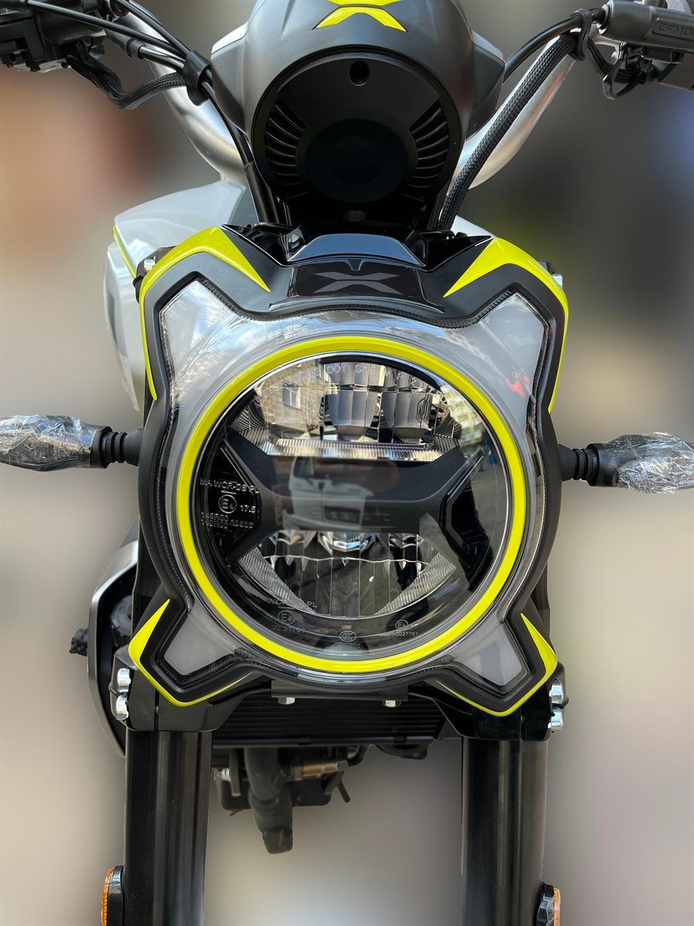 Cf moto 250 CL X Siyah Mavi Far Sticker Set