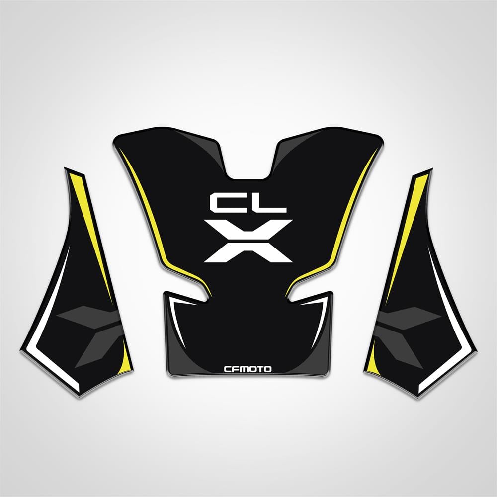 Cf moto 250 CL X Siyah Sarı Tank Pad