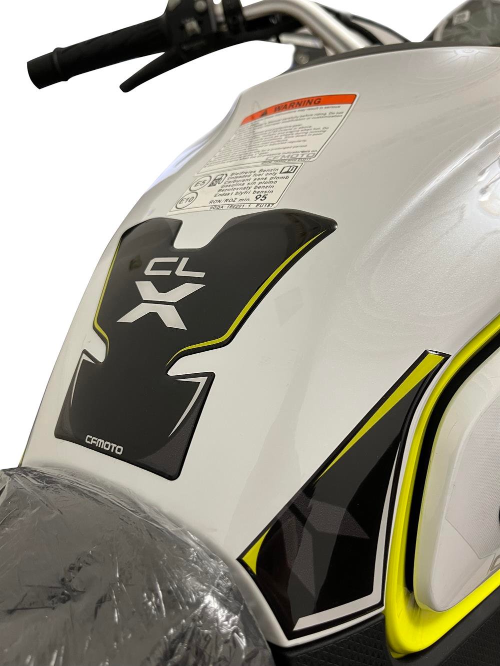 Cf moto 250 CL X Siyah Sarı Tank Pad