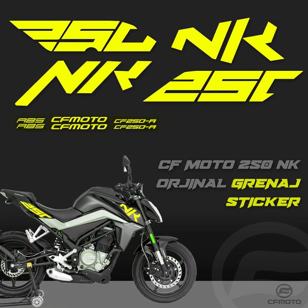 CF MOTO 250 NK GRENAJ STİCKER