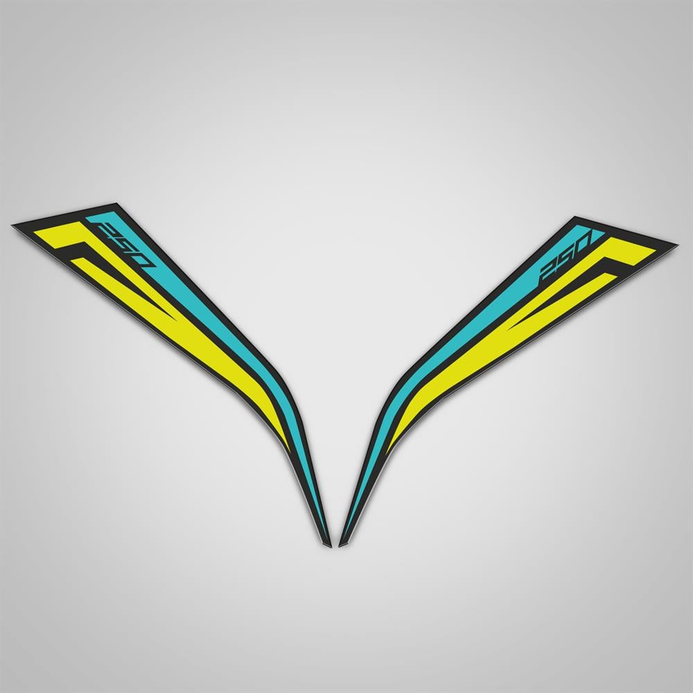 Cf moto 250 SR Far Kaşı Siyah-Mavi