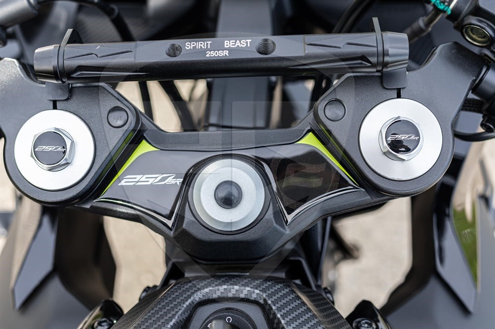 Cf moto 250 SR Full Sticker Pad Set Siyah-Neon Sarı