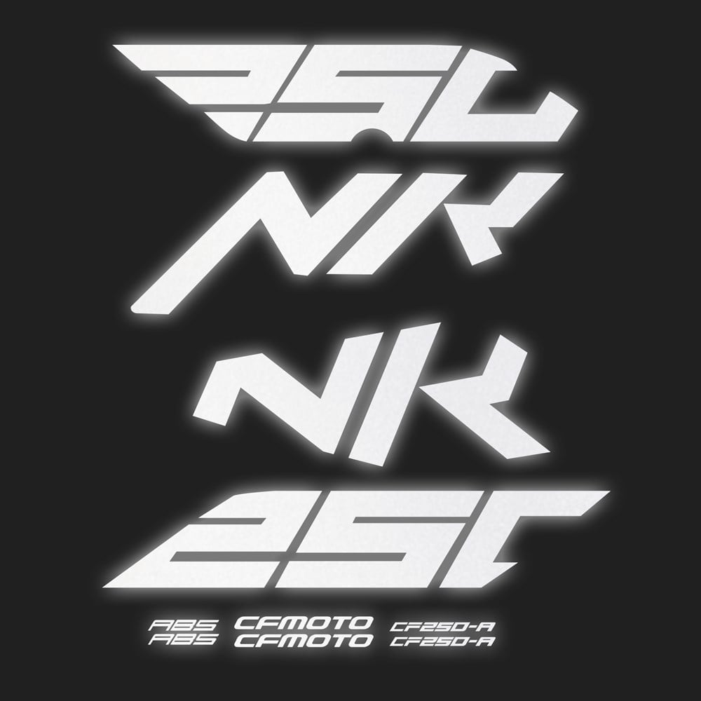 CF MOTO 250NK REFLEKTİF ÖZELLİKLİ GRENAJ STİCKER