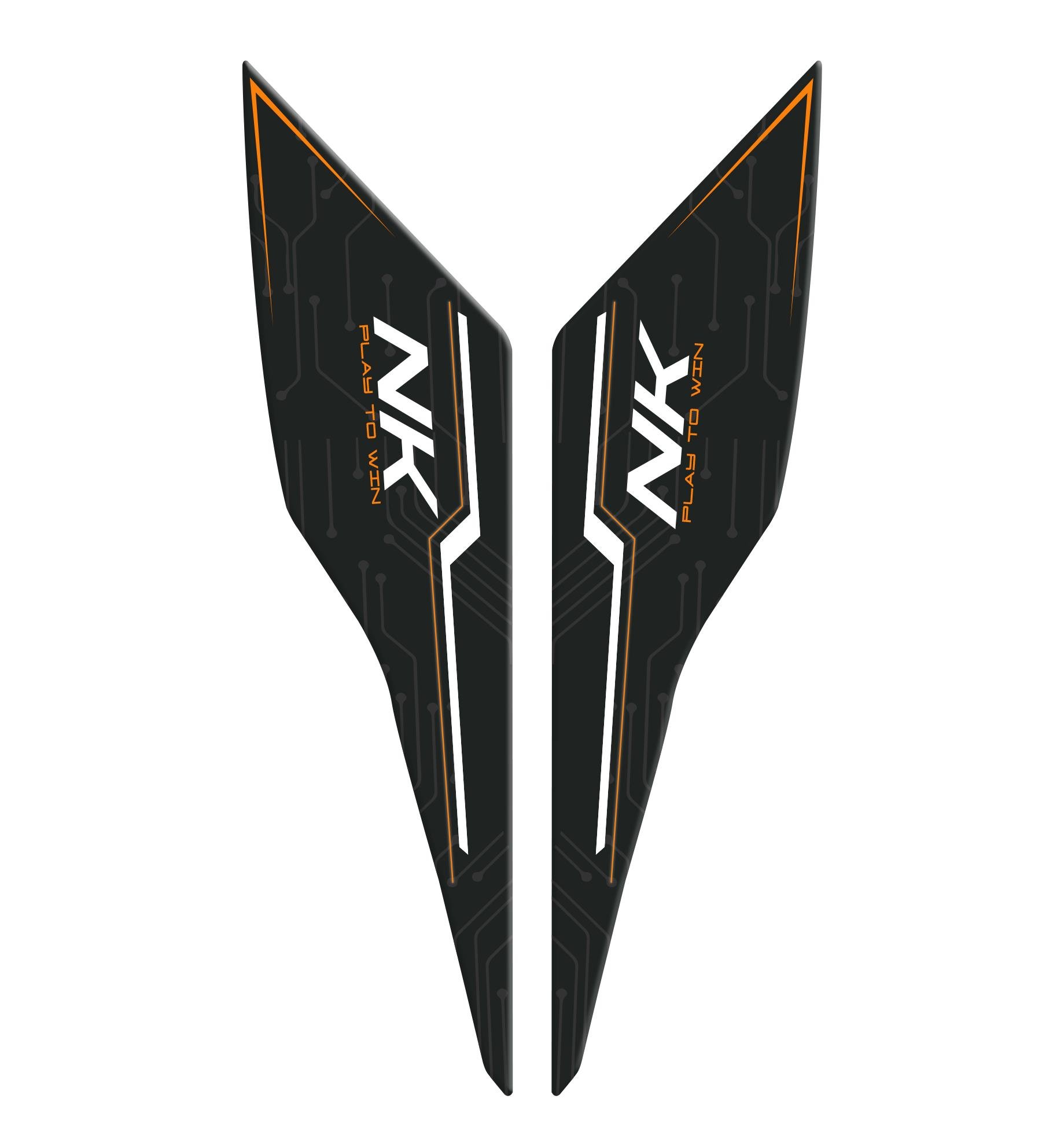 Cf Moto NK 250 2023 Uyumlu Kuyruk Pad Turuncu Redlinegrafik