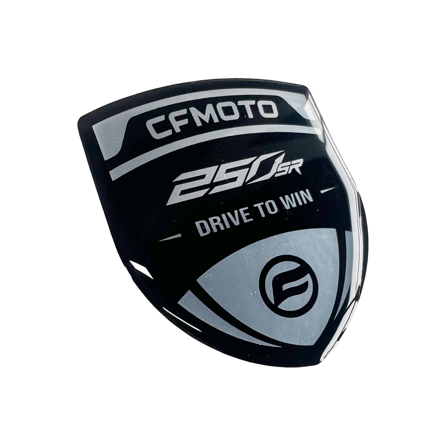 Cfmoto 250sr 3D Gümüş Arma Sticker Redlinegrafik