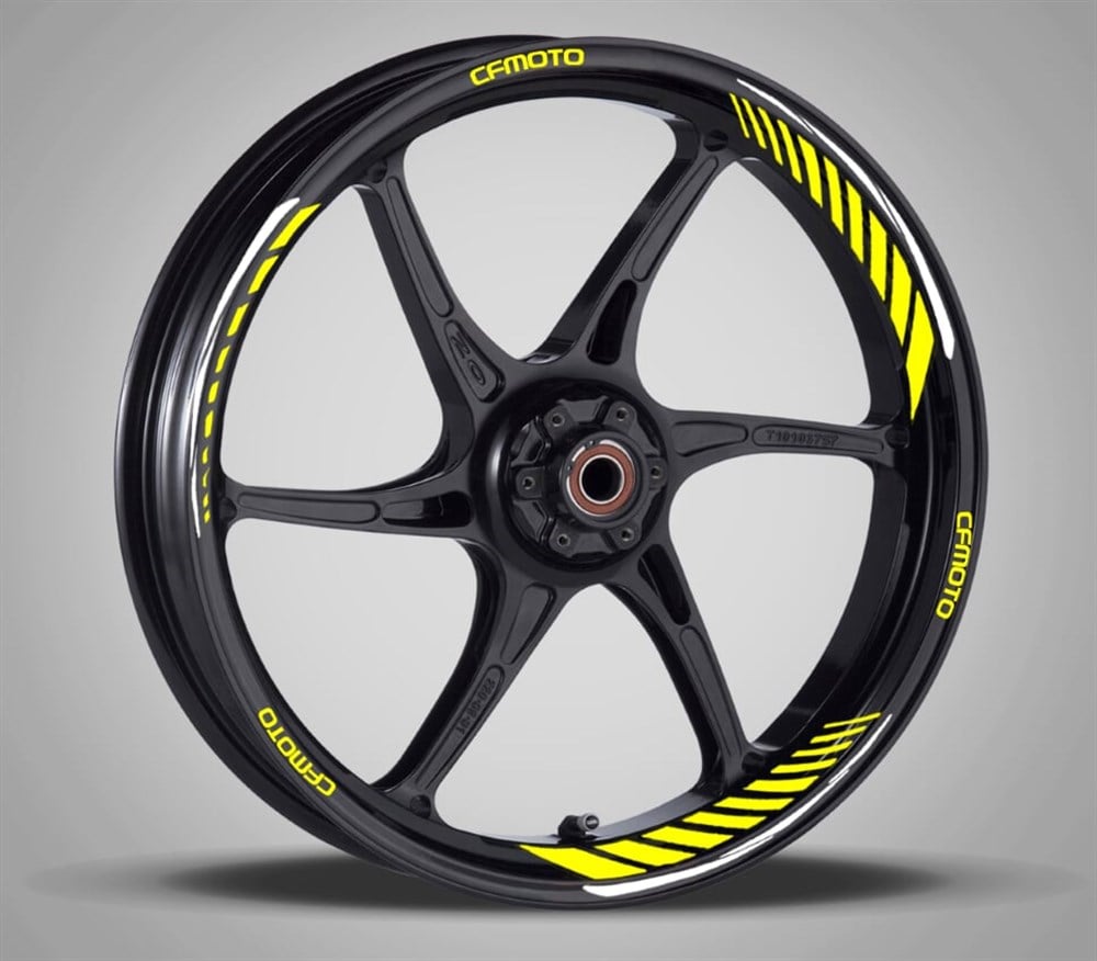Cfmoto Sarı Beyaz Jant Şerit Takımı