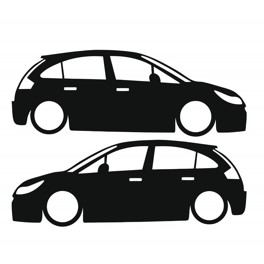 CITROEN C4 2004-2010 BASIK ARAÇ STİCKER