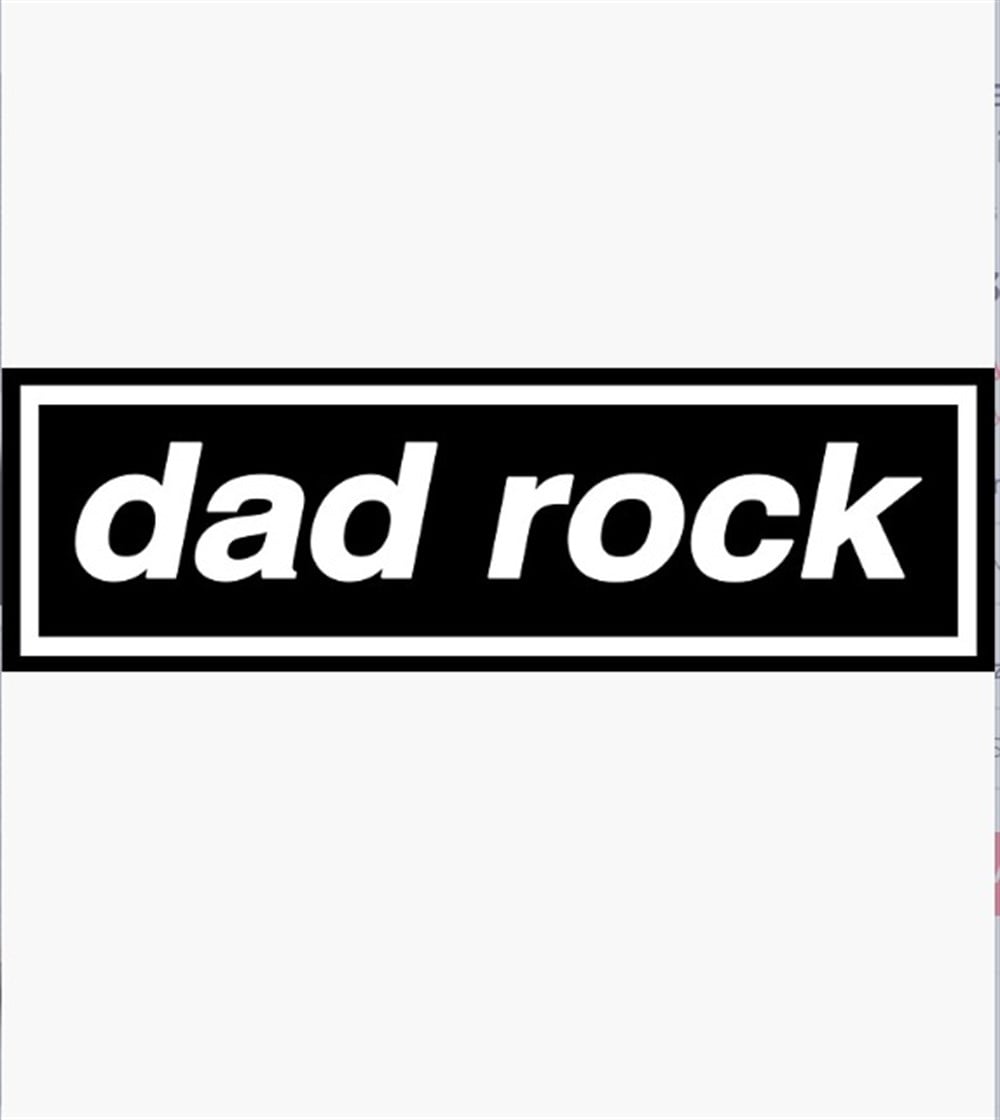 Dad Rock Sticker
