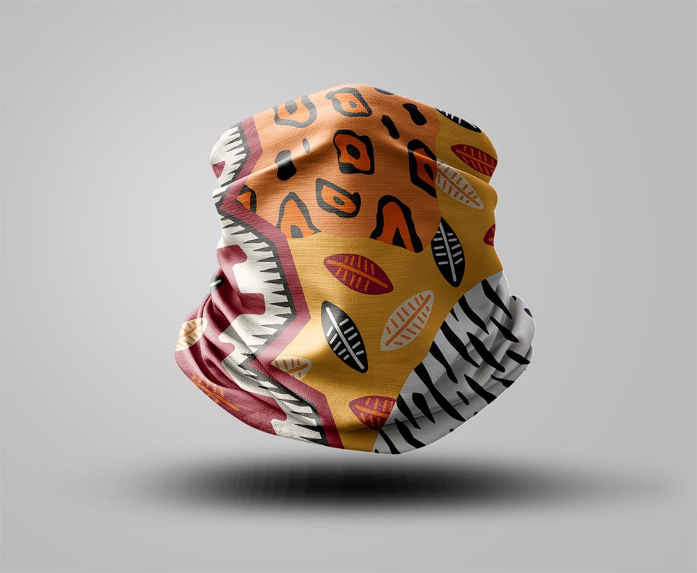 Deri Desenli Bandana