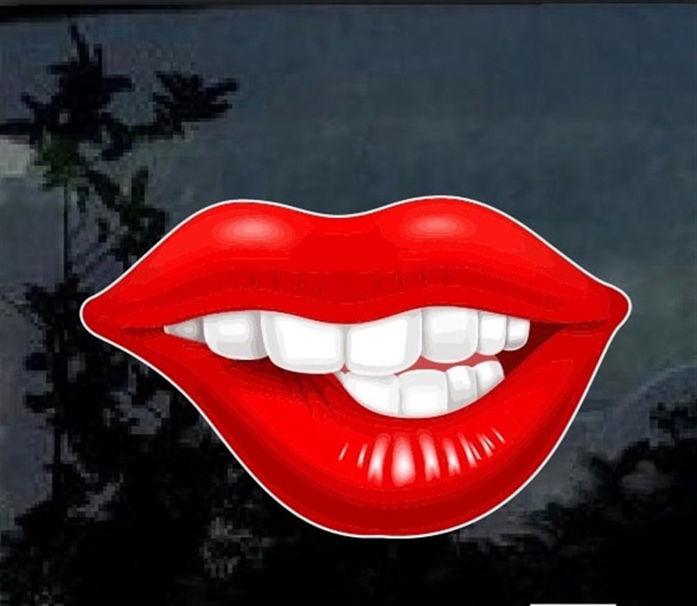 Dudak Oto Sticker