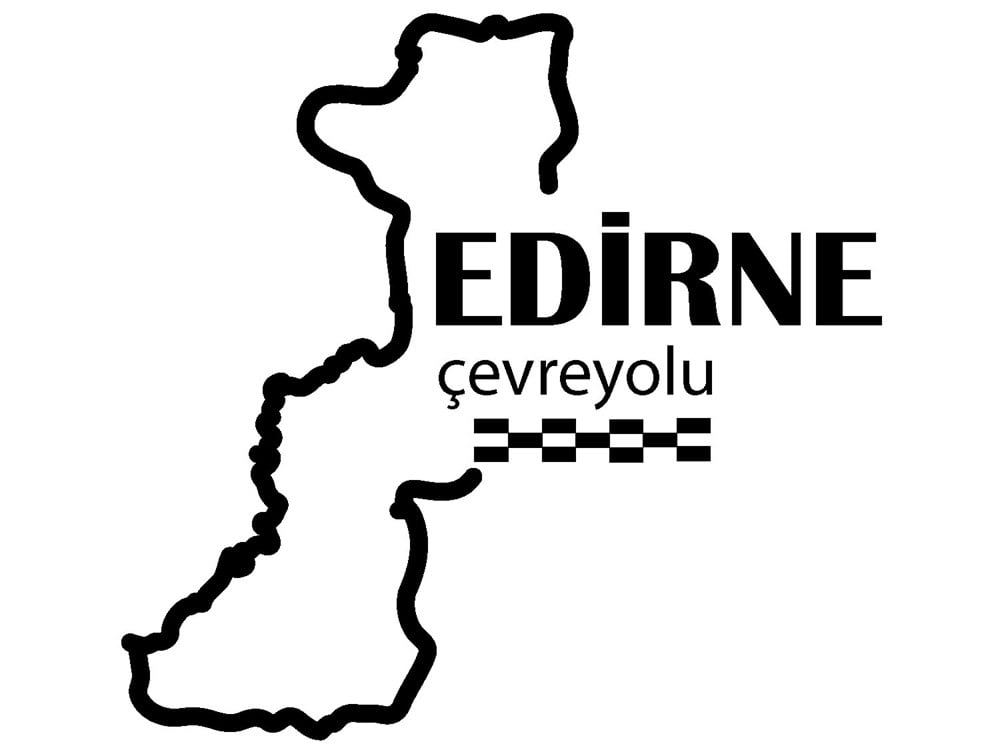 Edirne Çevreyolu Sticker - Ücretsiz Kargo 