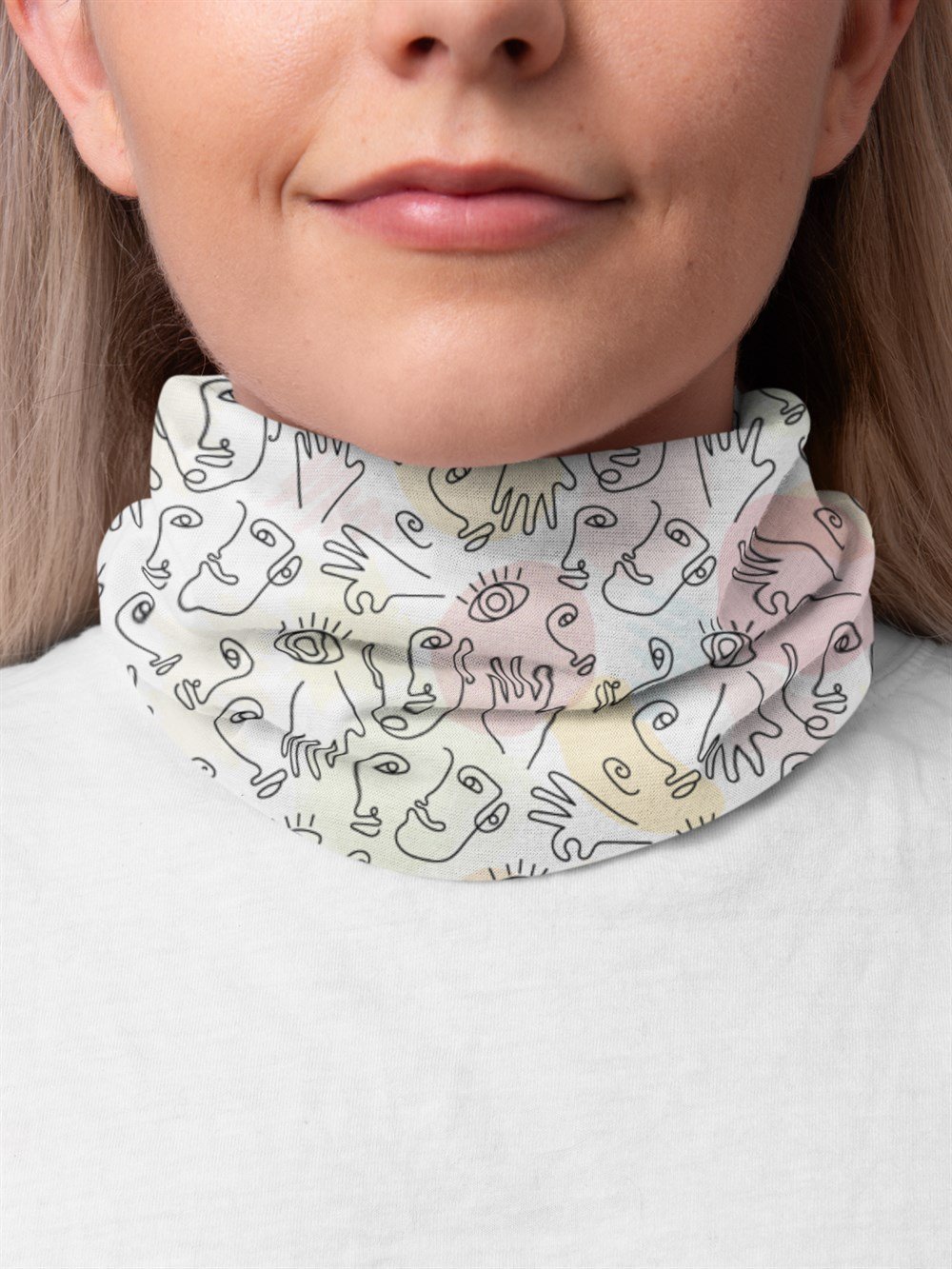 Effect Kadın Bandana Saç Bandı Toka Boyunluk