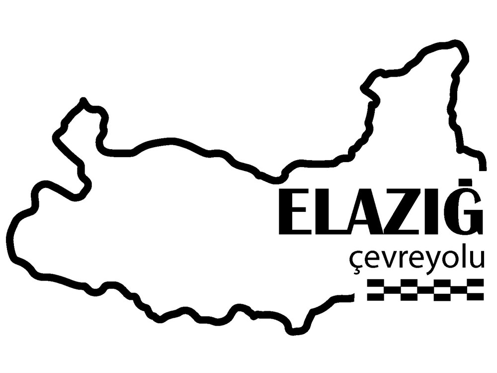 Elazığ  Çevreyolu Sticker - Ücretsiz Kargo 