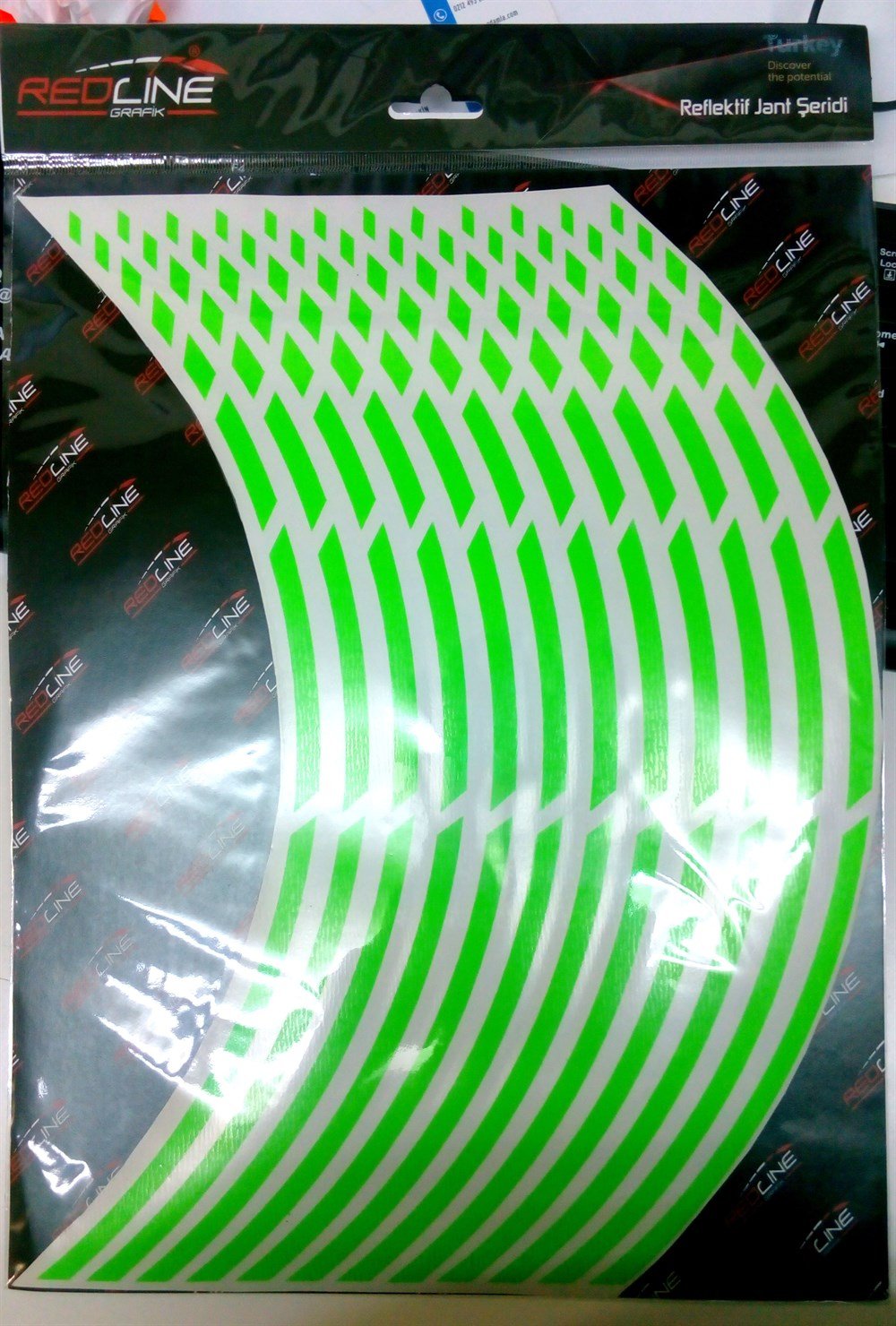 FLORESAN YEŞİL KESİKLİ JANT ŞERİDİ