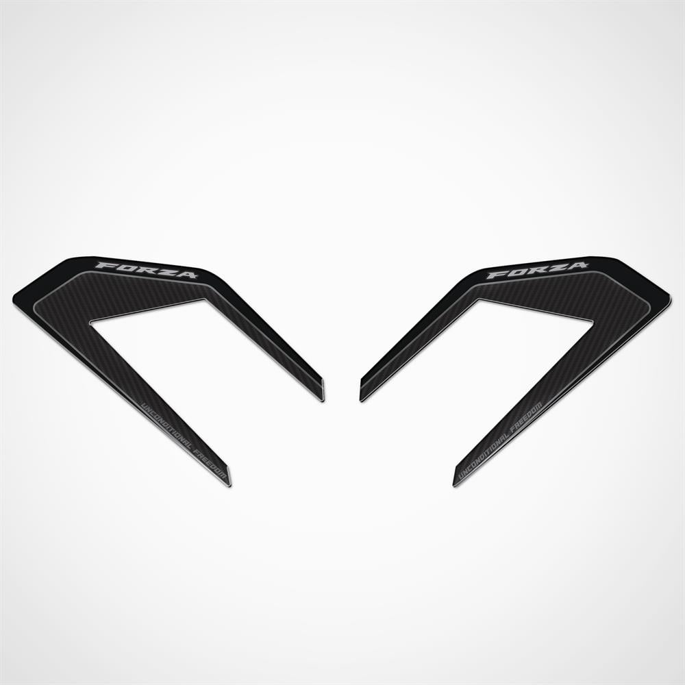 Forza 2018-2023 Kafa Grenaj Koruma Pad Sticker 3D Set Karbon