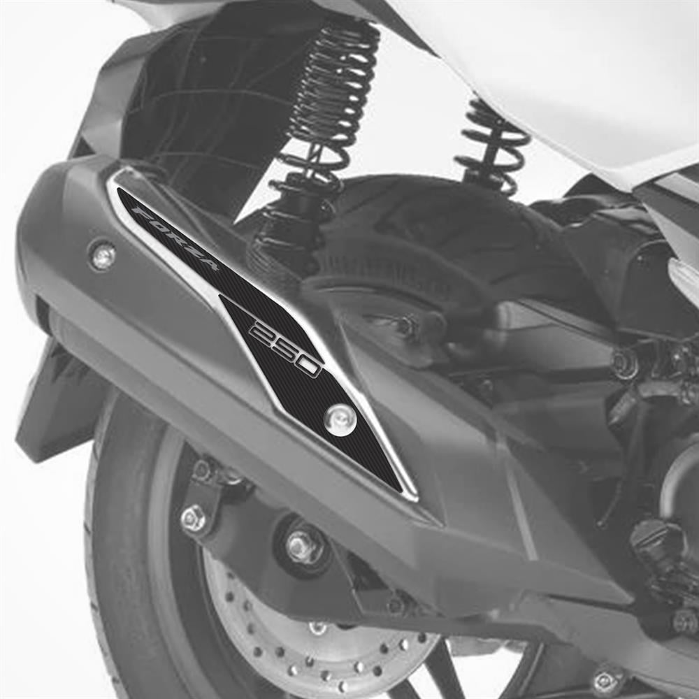 Forza 250 2018-2023 Egzoz Koruma Sticker Pad Set