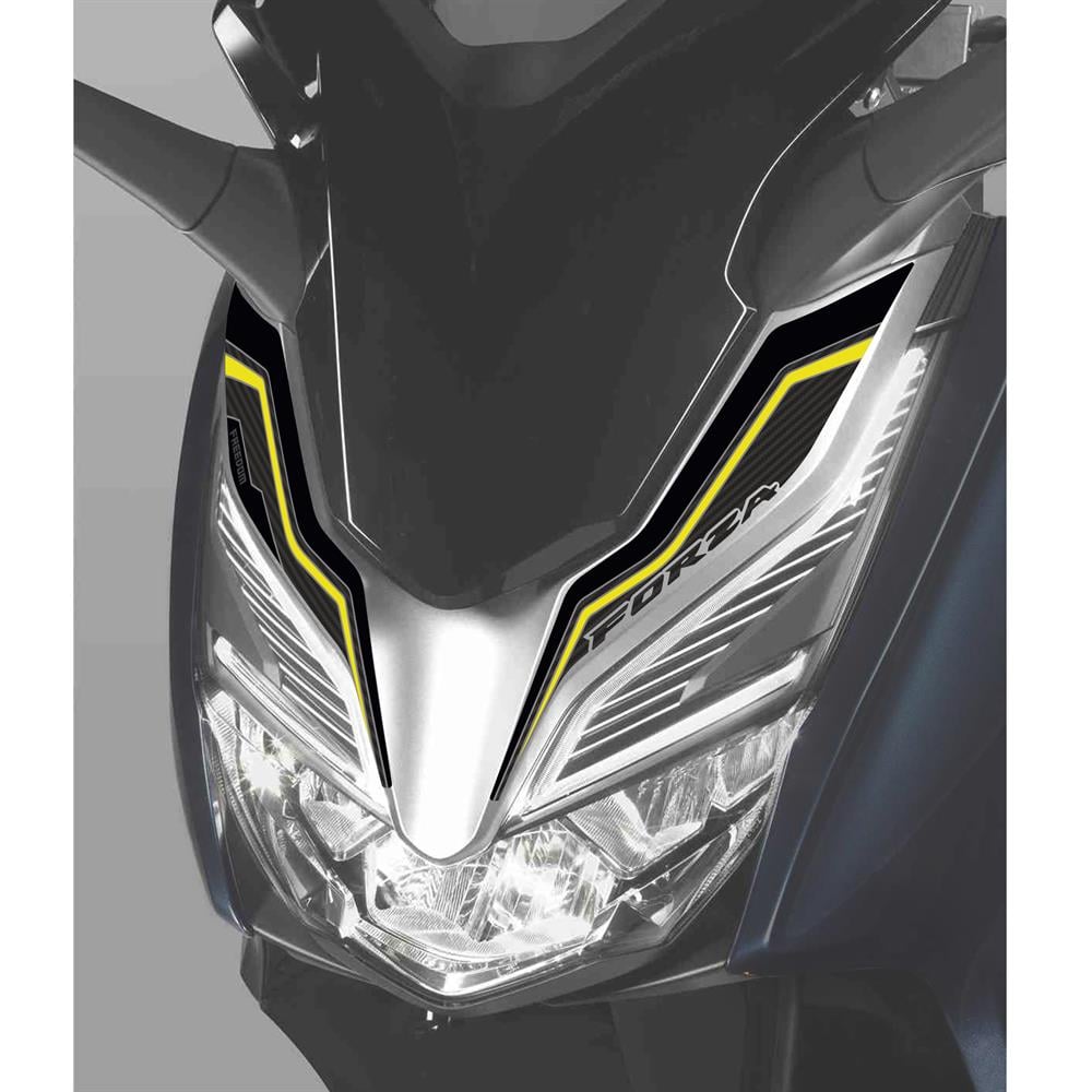 Forza 250 2018-2023 Far Kaşı Pad Sticker Set Sarı