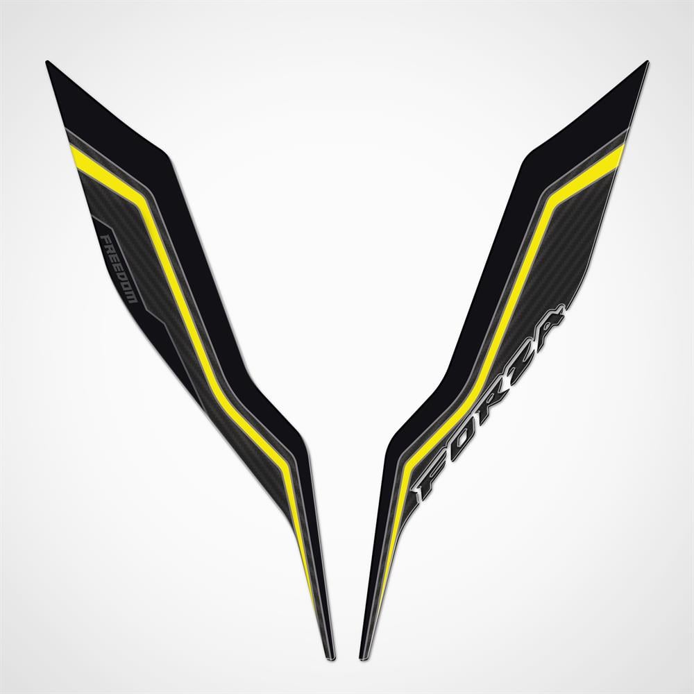 Forza 250 2018-2023 Far Kaşı Pad Sticker Set Sarı