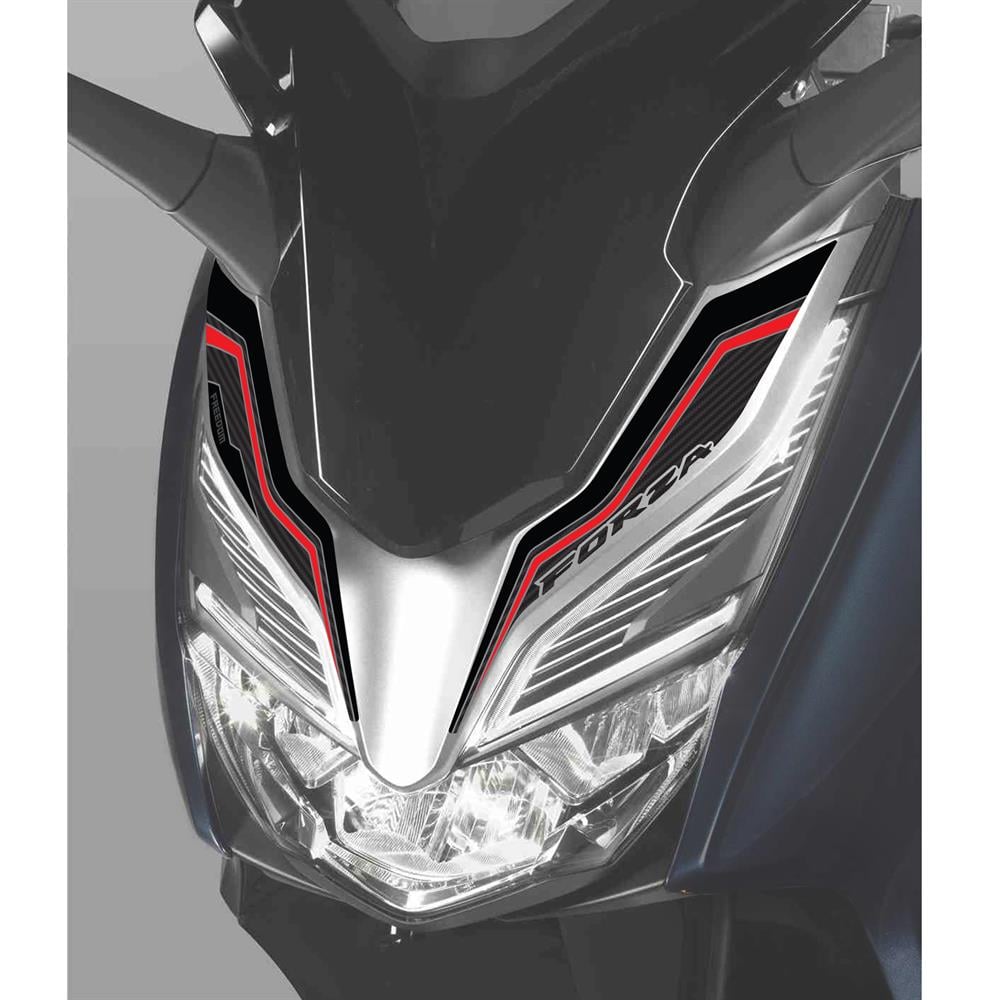 Forza 250 2018-2023 Far Kaşı Pad Sticker Set Kırmızı