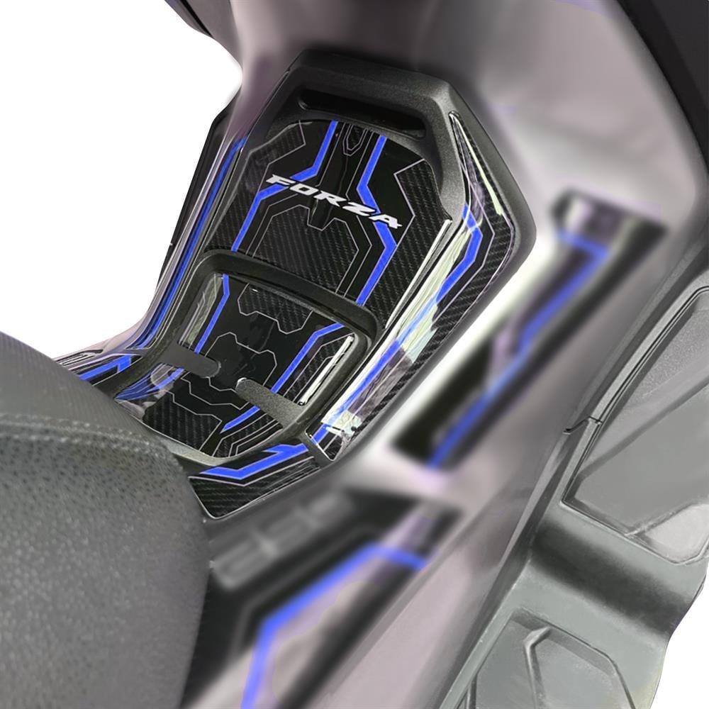 Forza Mavi Yan Pad ve Tank Pad 2018-2025 Koruyucu Sticker Redlinegrafik