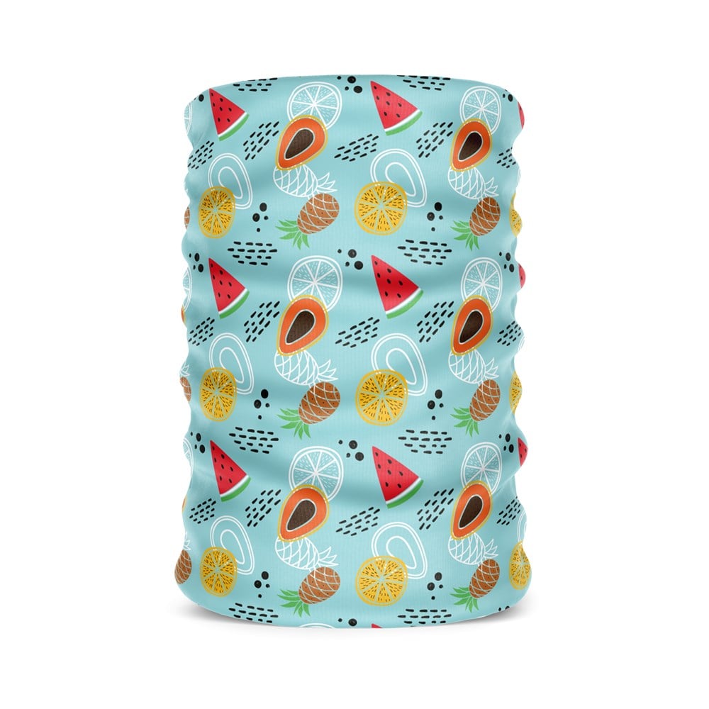 Fruit Kadın Bandana Saç Bandı Toka Boyunluk