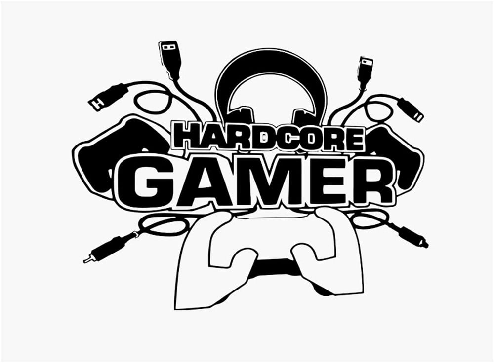 Gamer Hardcore Sticker