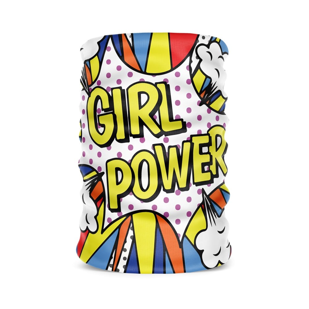 Girl Power Kadın Bandana Saç Bandı Toka Boyunluk