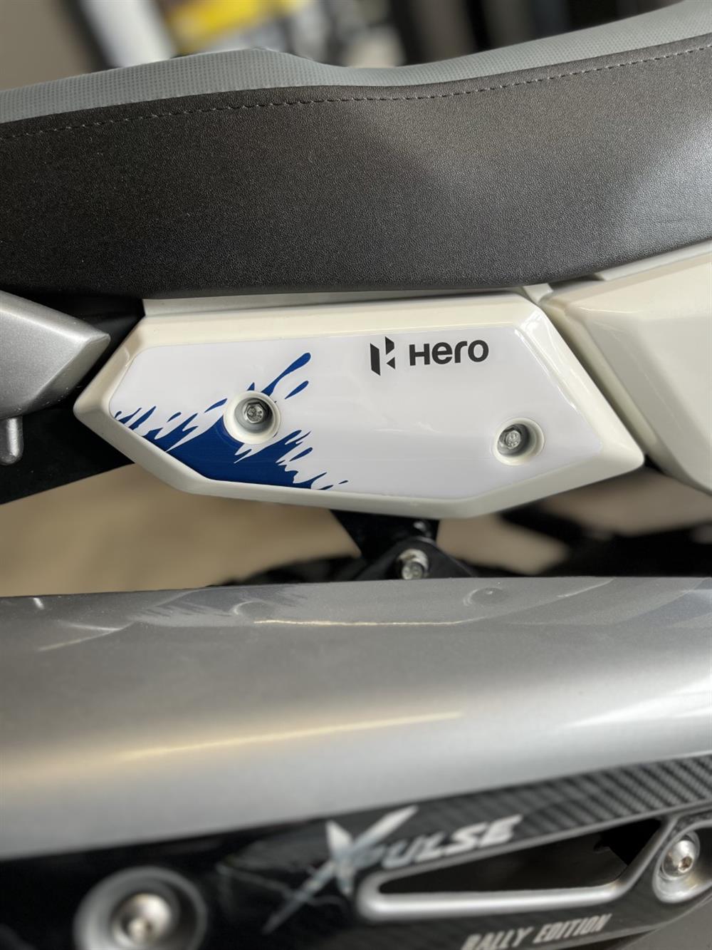 Hero Xpulse Beyaz Mavi Full Tank Pad Set 3D Sticker