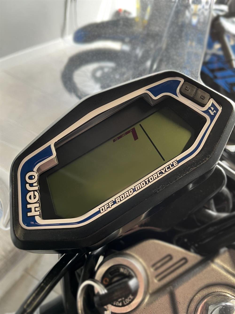 Hero Xpulse Beyaz Mavi Full Tank Pad Set 3D Sticker