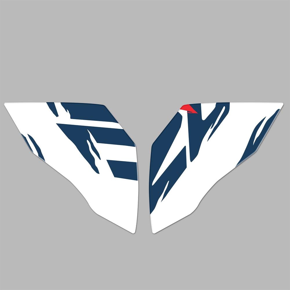 Hero Xpulse Beyaz Mavi Yan Pad Sticker