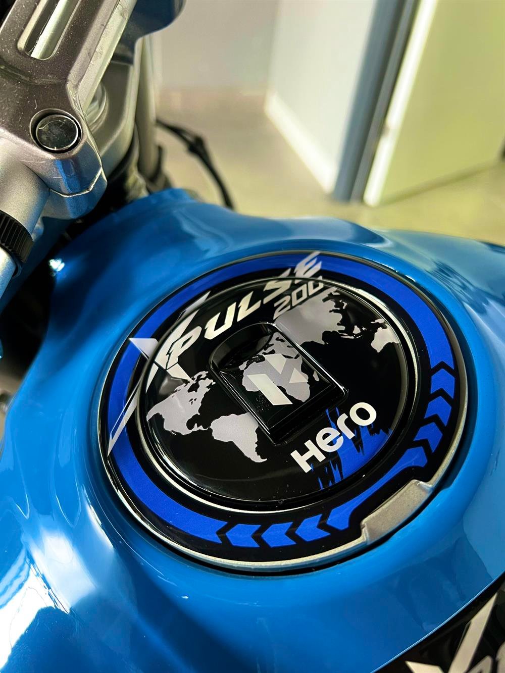 Hero Xpulse Mavi Renk Tank Pad Depo Kapak Pad Hidrolik Koruyucu Sticker Set