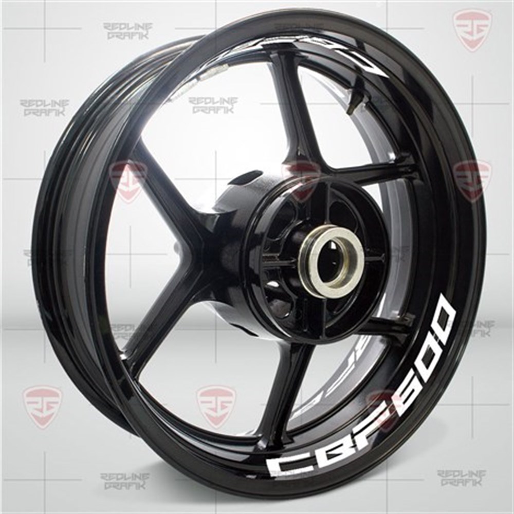 Honda CBF600 Reflektif Beyaz Jant Şeridi