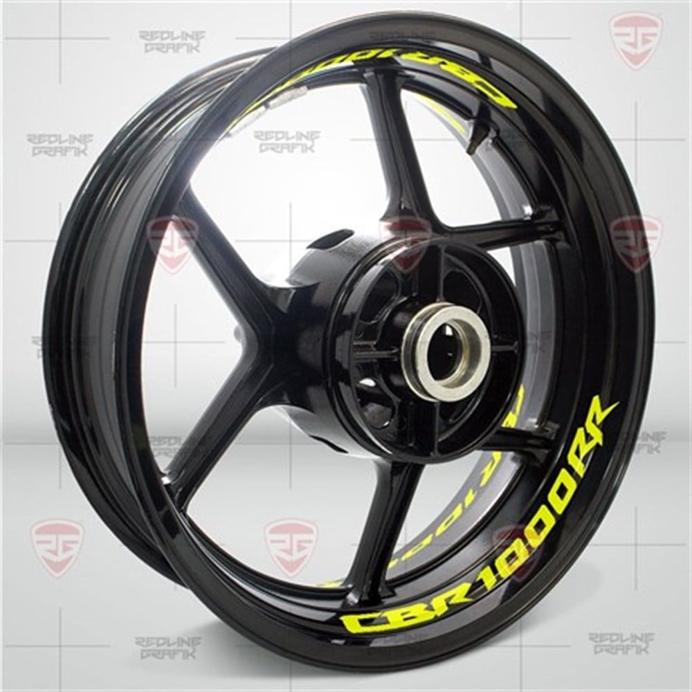 Honda Cbr 1000r Neon Sarı Jant Şeridi