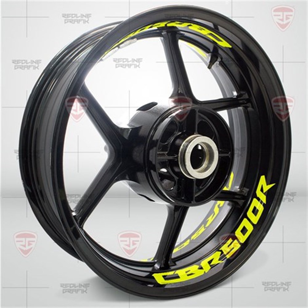 Honda Cbr 500r Neon Sarı Jant Şeridi