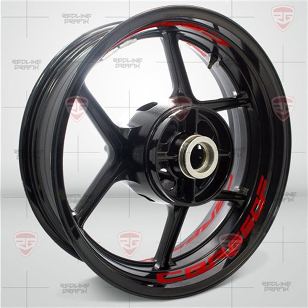 Honda CBR 650F Kırmızı Jant Şeridi