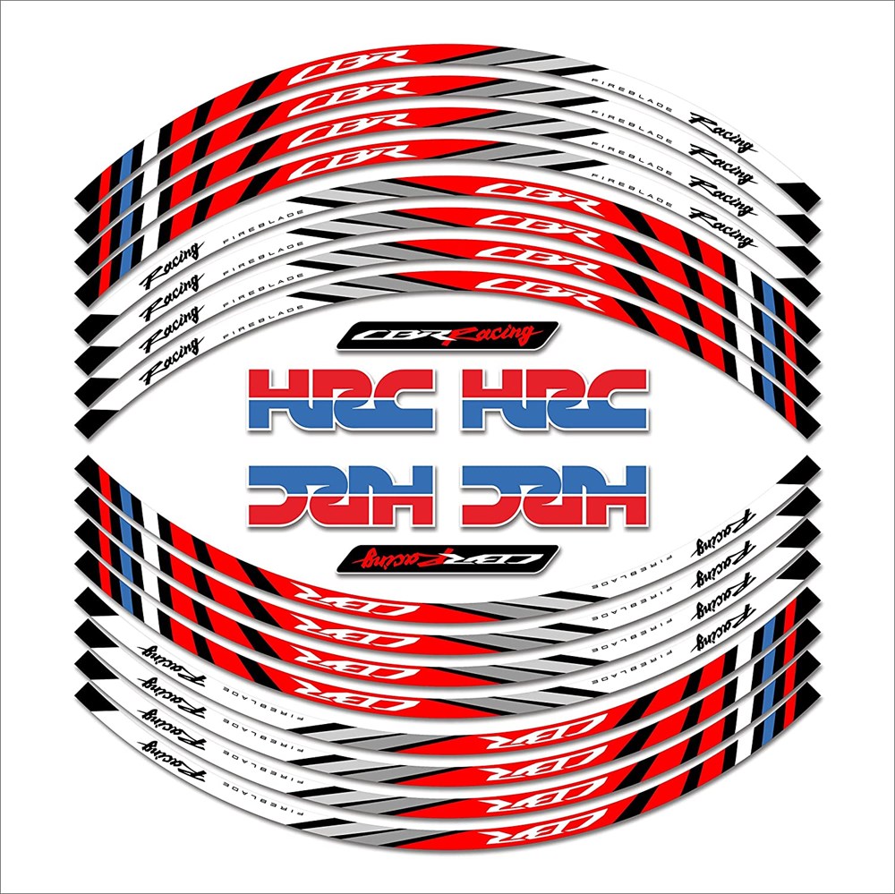 Honda Cbr HRC Reflektif Racing Jant Şeridi - CBR250 - CBR600 - CBR1000RR