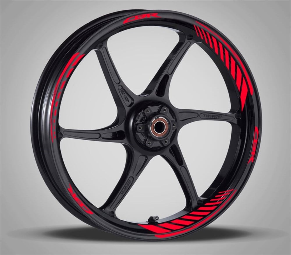 Honda Cbr Reflektif Kırmızı Jant Şerit Takımı