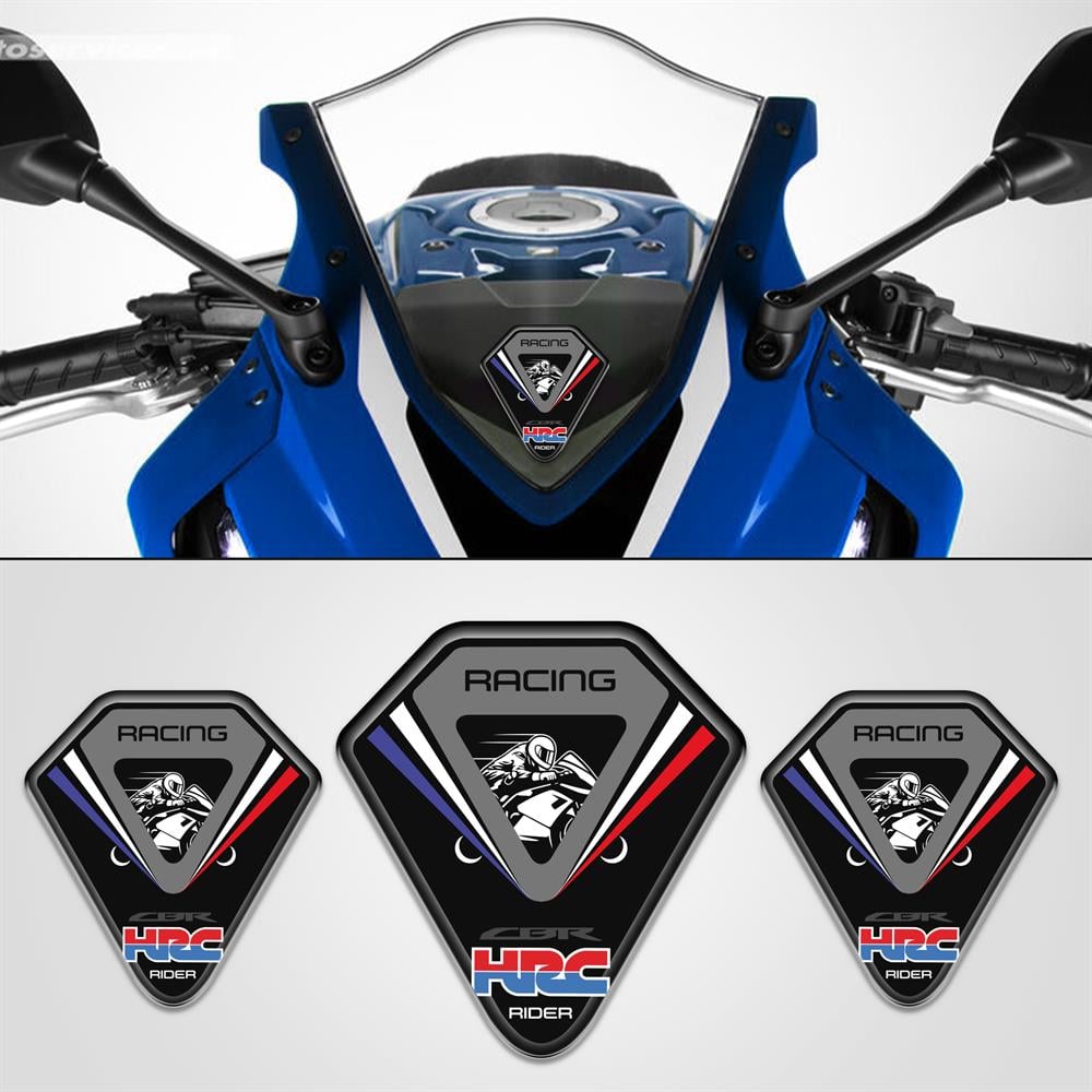 Honda CBR Üçlü HRC 3D sticker cbr