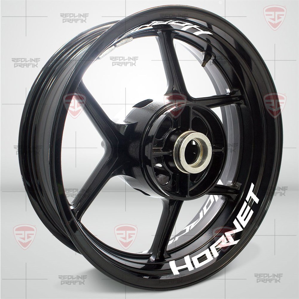Honda Hornet Reflektif Beyaz Jant Şeridi