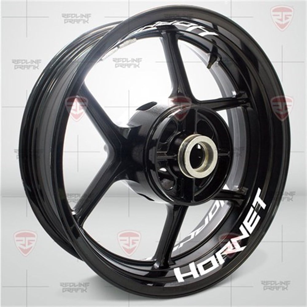 Honda Hornet Reflektif Beyaz Jant Şeridi