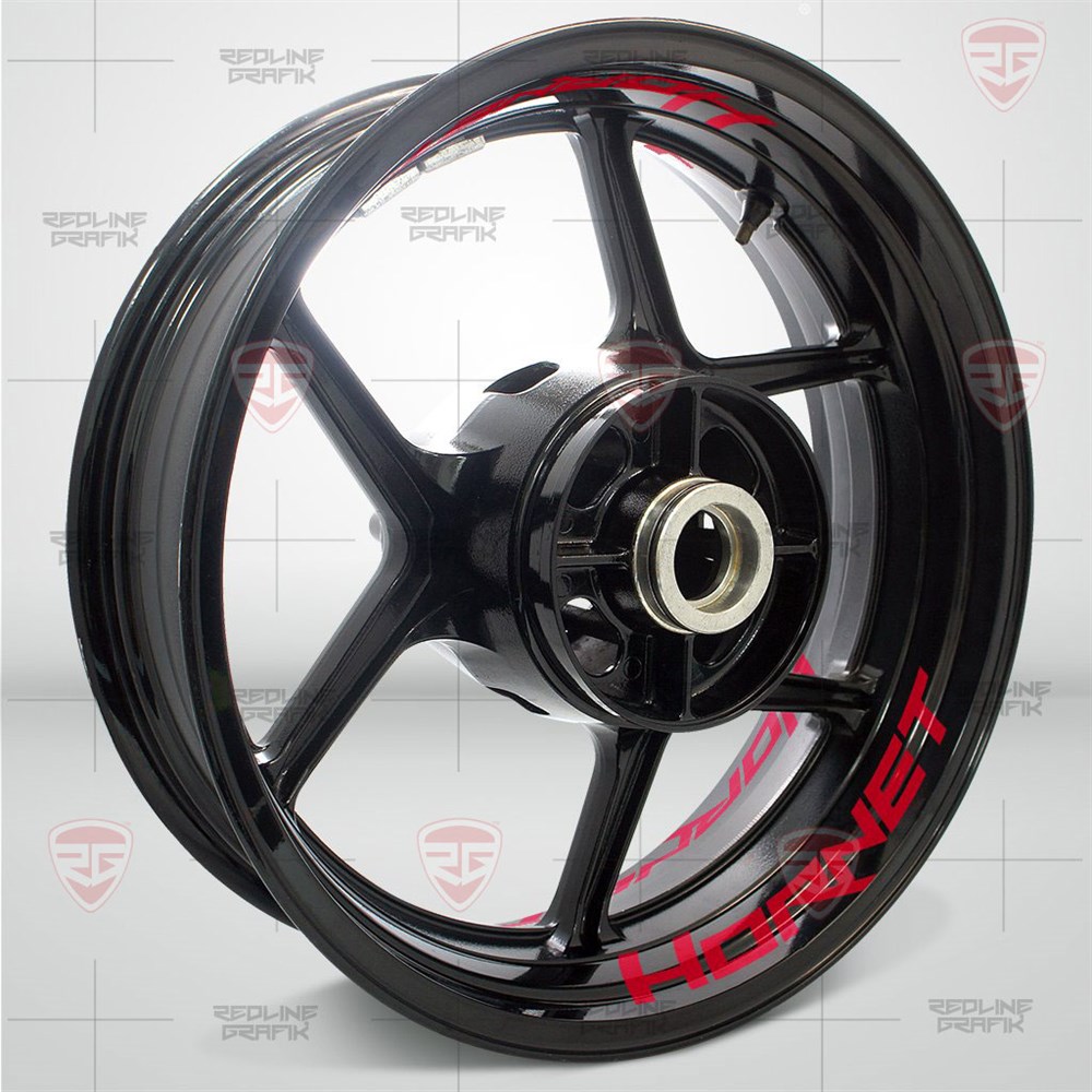 Honda Hornet Reflektif Kırmızı Jant Şeridi
